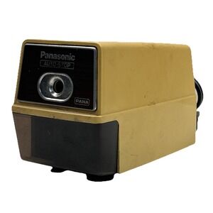 Vintage Panasonic Electric Pencil Sharpener KP-100 Auto-Stop School Japan Works